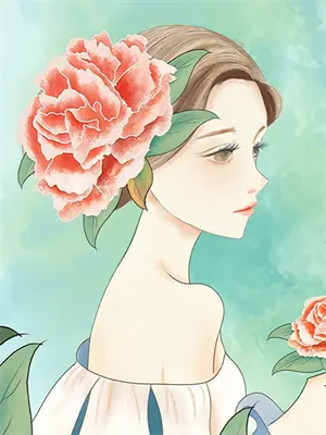 凋零的百合花图片